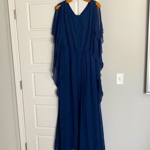 Navy Wedding Party or Formal Dress